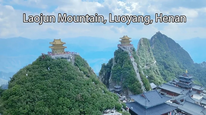 Aerial China：Genting Tiangong Laojun Mountain Breathtaking Taoist Temple on the Peak - DayDayNews