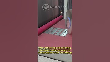 Carbon steel plate deburring and chamfering polishing #machine#metal #polishing