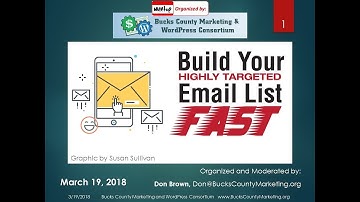 Build Your Highly Targeted Email List, FAST !