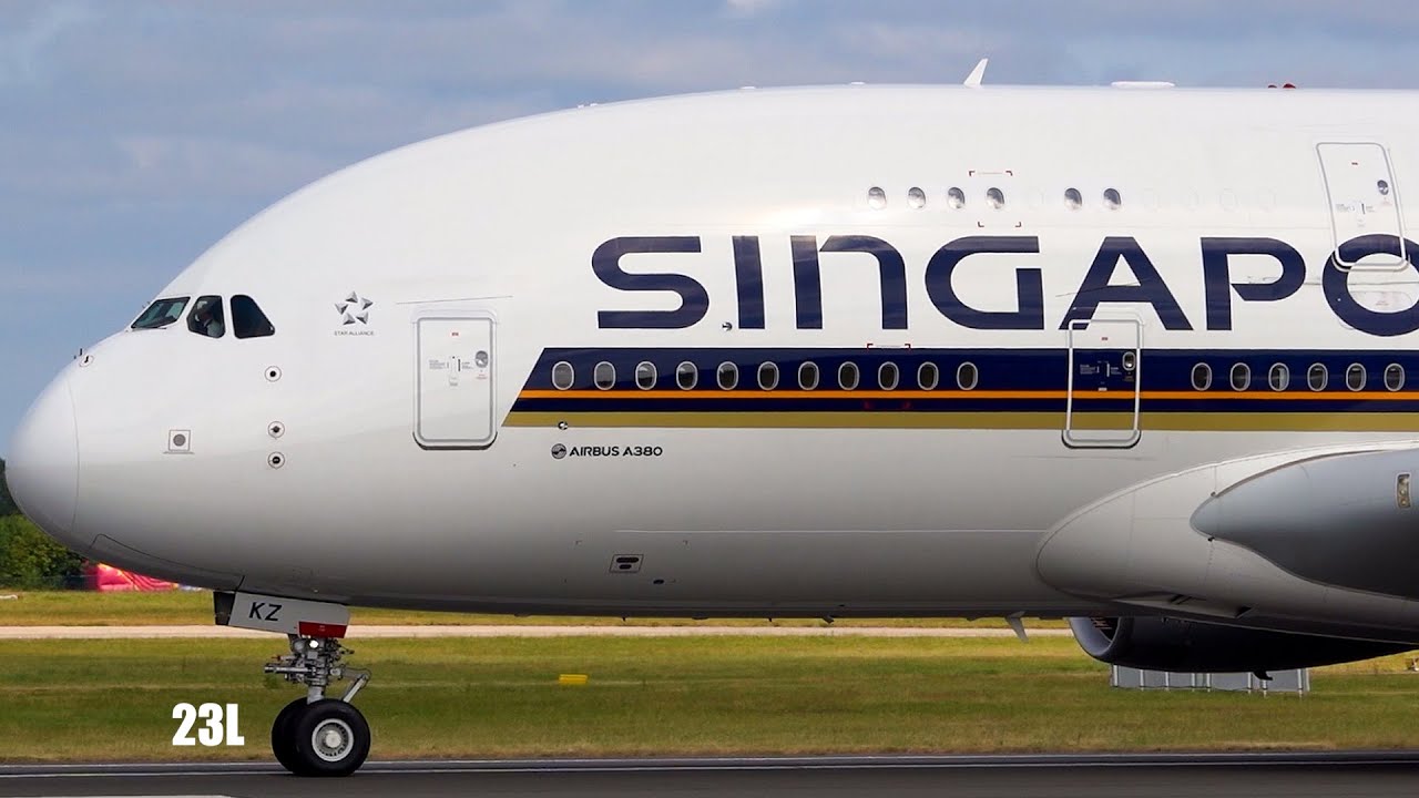 Very Rare Singapore Airlines Airbus A380-841 9V-SKZ SQ8151