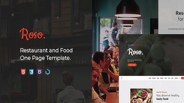 Roso — Restaurant and Food HTML Template | Themeforest Website Templates and Themes