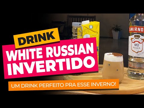 Que tal um drink para aquecer nesse friozinho? ☕ White Russian Invertido