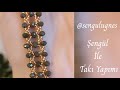 Kristal Boncuklu Şık Bileklik Yapımı #tutorial Crystal Beads Stylish Bracelet Making #diy