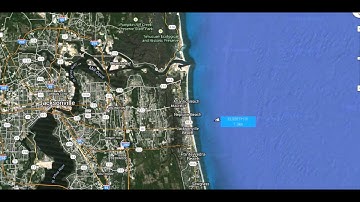 Track of Elsbeth III during recent sea trials of ASDS JRIT