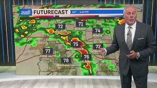Rain and possible storms expected in central Indiana