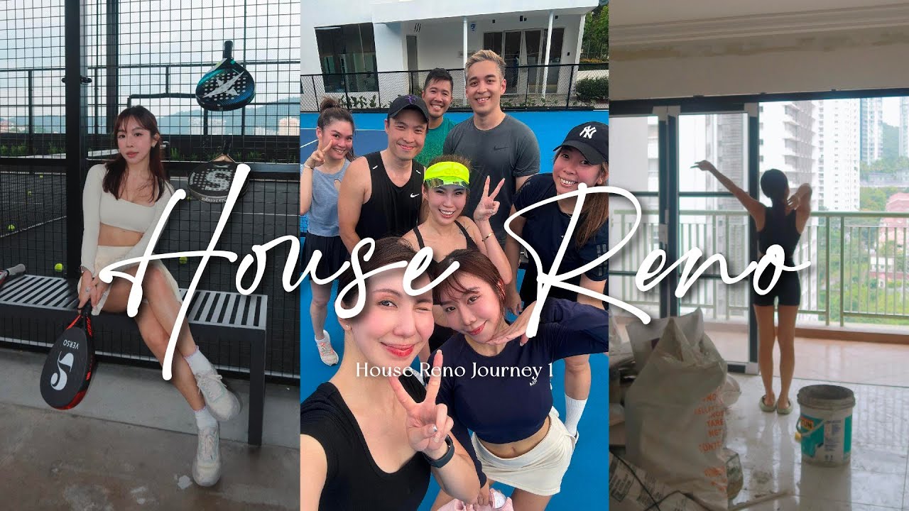 (MANDARIN/ENG) 最近流行的球类运动？🥒ball? Paddleball? 🏠开始装修啦🛠️✨#chenellehome Renovation Vlog | ENG SUB