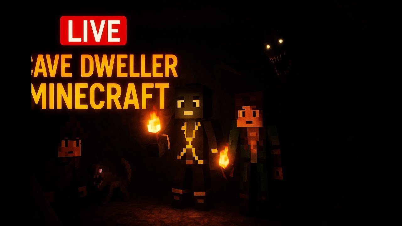 live-surviving-the-cave-dweller-mod-in-minecraft-ultimate-horror