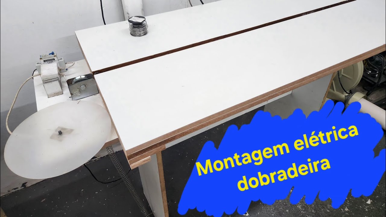 Como montar uma dobradeira de acrilico, ps,petg parte elétrica