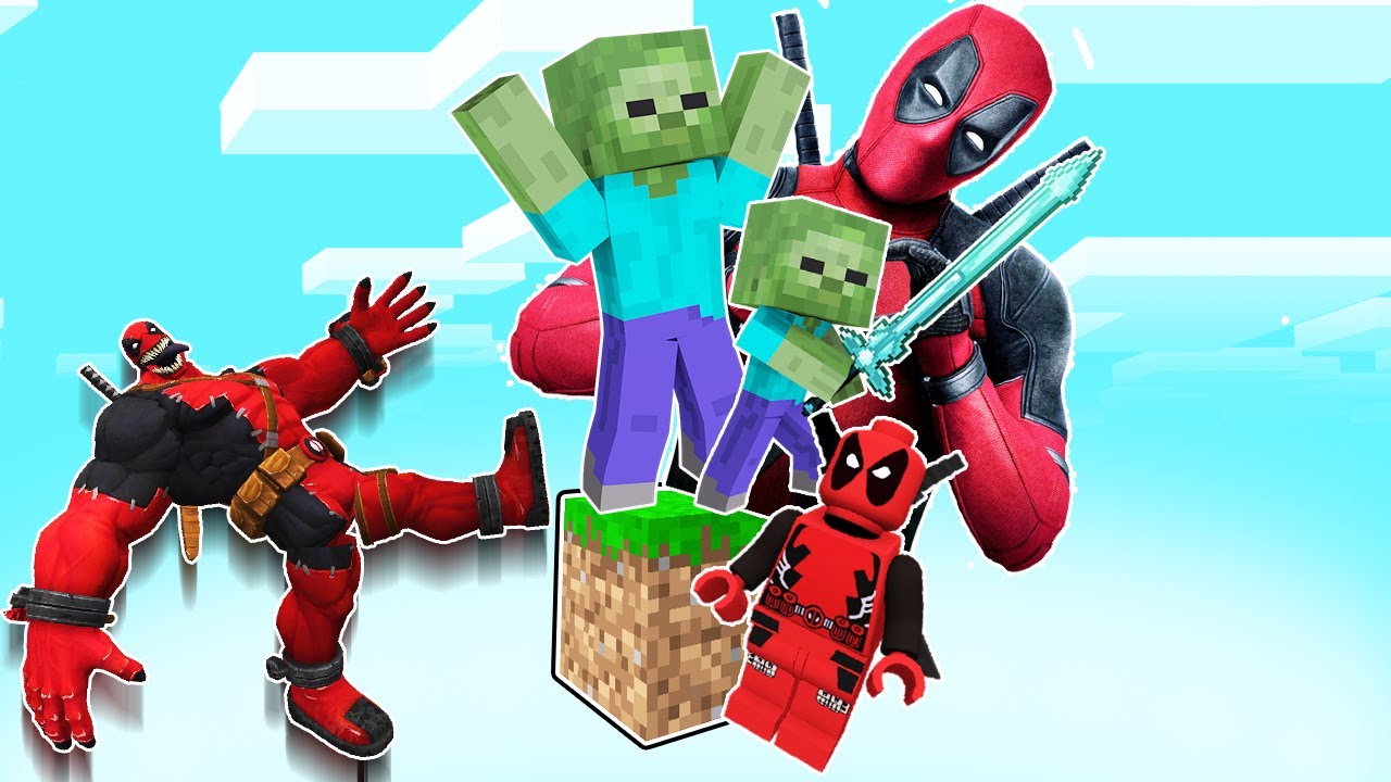 DEADPOOL AİLESİ İLE TEK BLOKTA HAYATTA KALABİLİR MİYİM 😱 - Minecraft