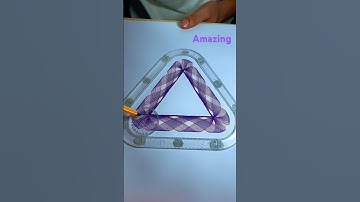 Amazing design of Spirograph #art #coloring #triangle #trending #trendingshorts #trendingvideo