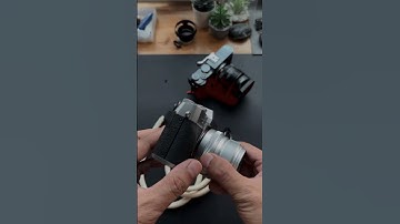 How to attach a Nylon camera strap to your camera #Shorts #camerastrap #photography