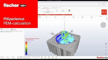 FiXperience: FEM calculation - Example of a design with the FEM calculation tool