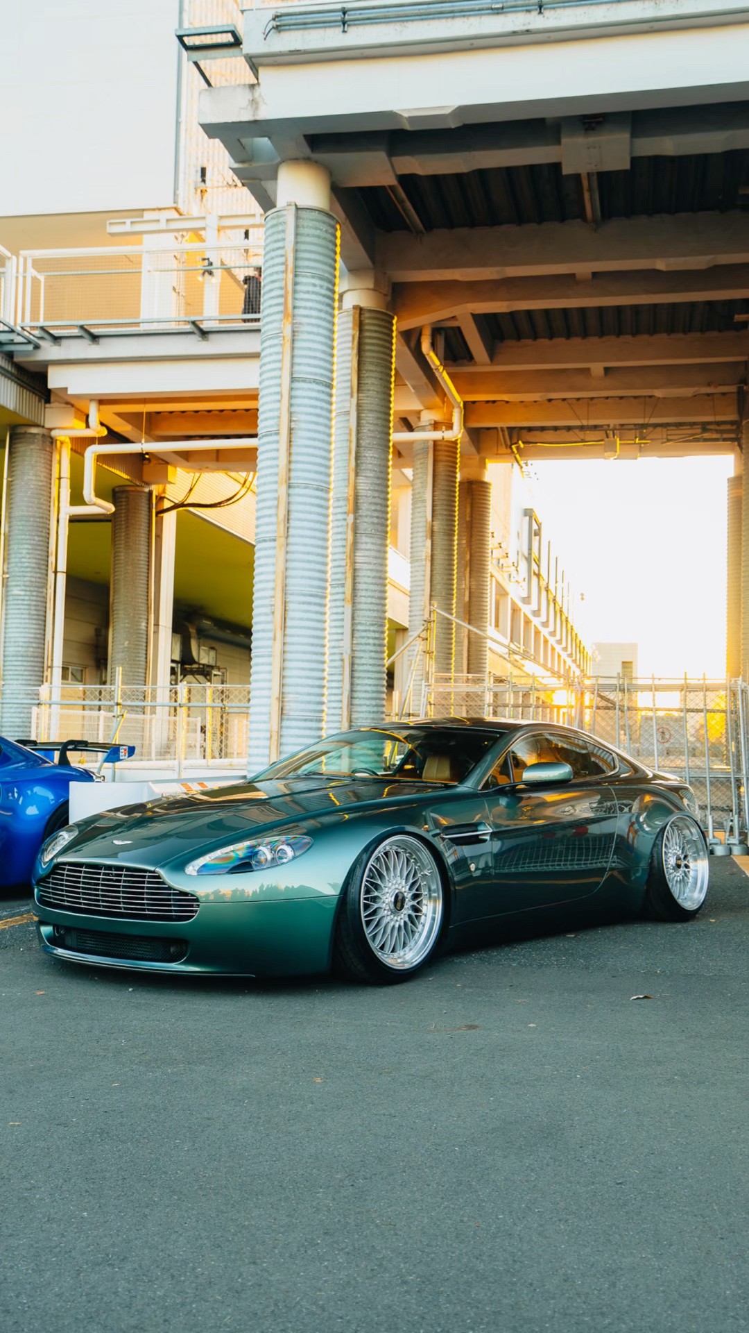 The Slammed V8 Aston Martin You Need.. - YouTube