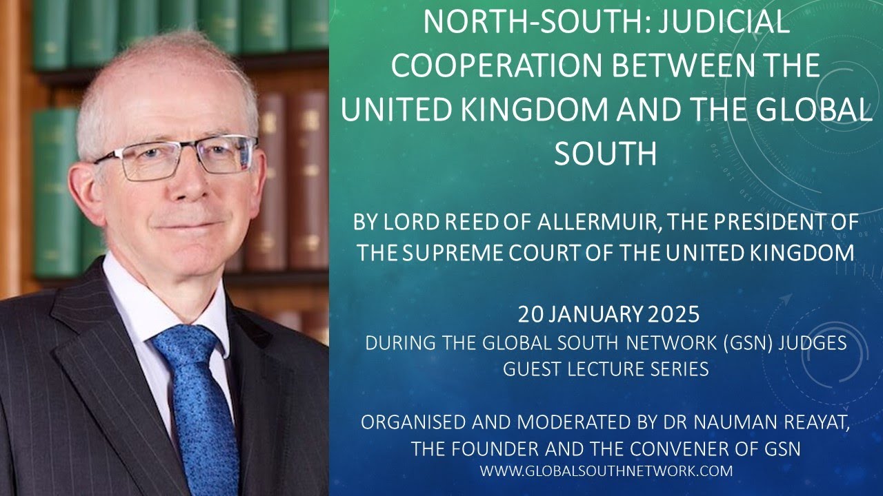 PRESIDENT UK SUPREME COURT LORD REED'S LECTURE: NORTH-SOUTH JUDICIAL ...