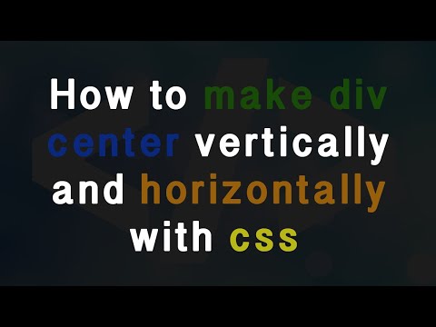 Center Div Vertically