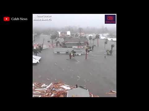 Extent of damage in Florida town where hurricane made landfall