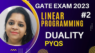 GATE  Mathematics 2023|Tricks for questions of LPP|Duality Concept and questions|#gate2023