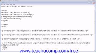 HTML5 and CSS3 Tutorial Decoration Training Lesson 15.2