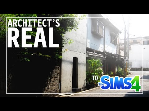 the-sims-4---real-to-sims-|-tadao-ando-|-azuma-house