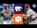 Kansas State vs #10 Clemson Highlights | 2024 College Baseball Highlights