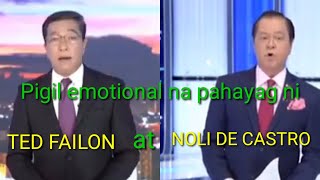 Huling pahayag ni Ted Failon at Noli de Castro bago mag signed off ang ABS -CBN