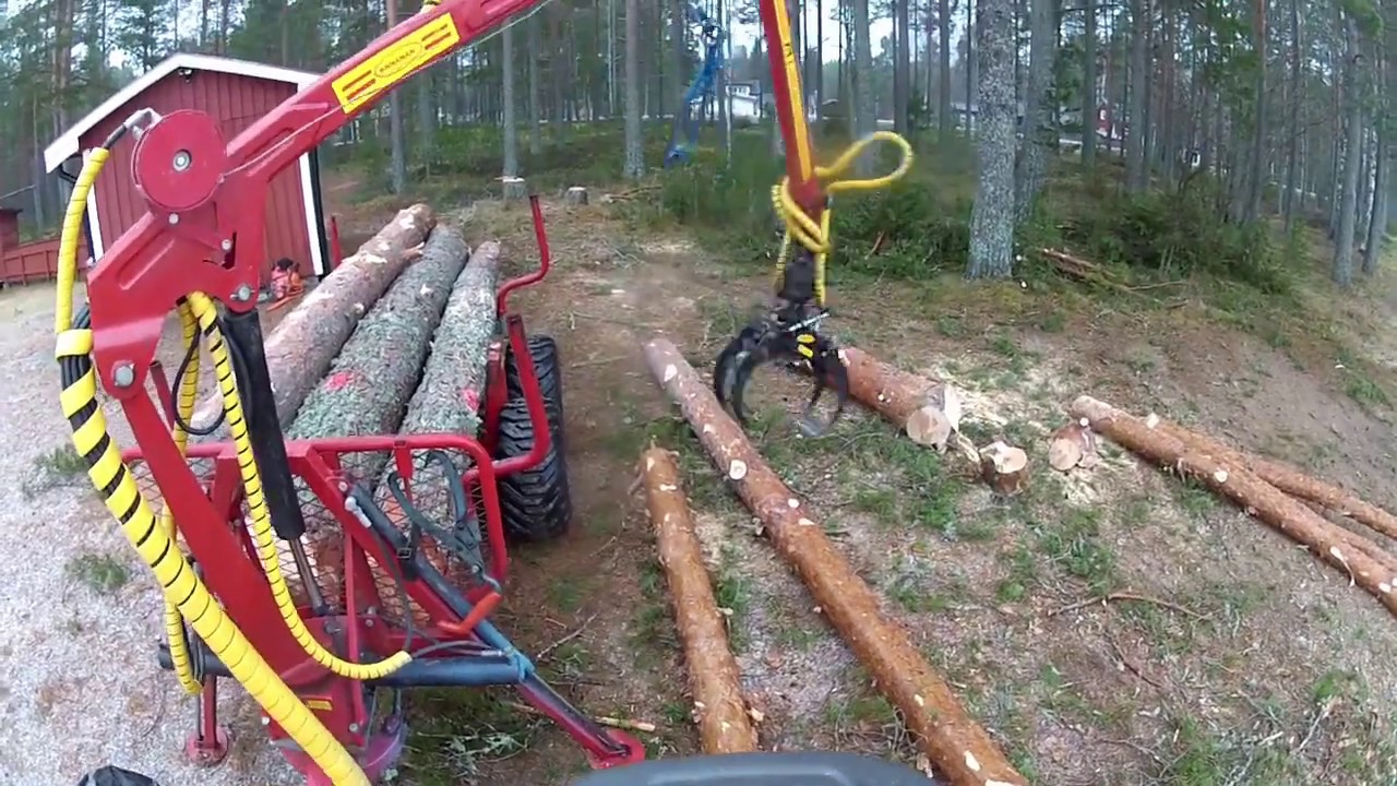 Husqvarna 550XP and Kranman T-1900e, 2020-01-27