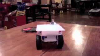 Compass Control Wheeled Robot