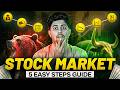How to invest in share market   5 steps to make money in stock market