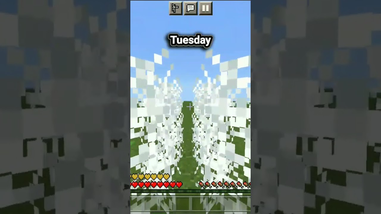 How fast did Weekdays Go🤔 #shorts #minecraft