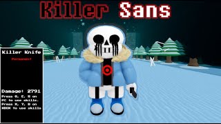 Survived Killer Sans - Roblox