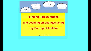 Methods to Find Port Durations