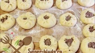 Беляши с мясом на дрожжевом тесте на сковороде Беляши с мясом на дрожжевом тесте на сковороде