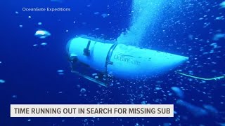 Time running out in search for missing sub