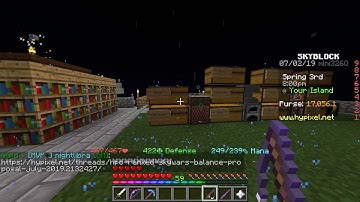 [MC] Skyblock shift click minion chest