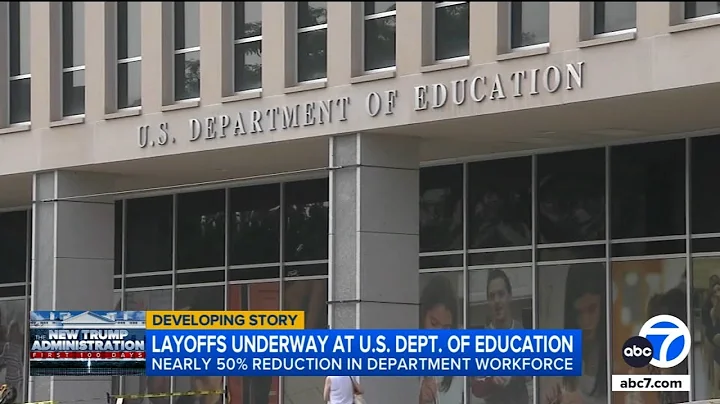 Department of Education lays off nearly 50% of its workforce