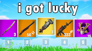The *RANDOM* LOADOUT Challenge in Fortnite