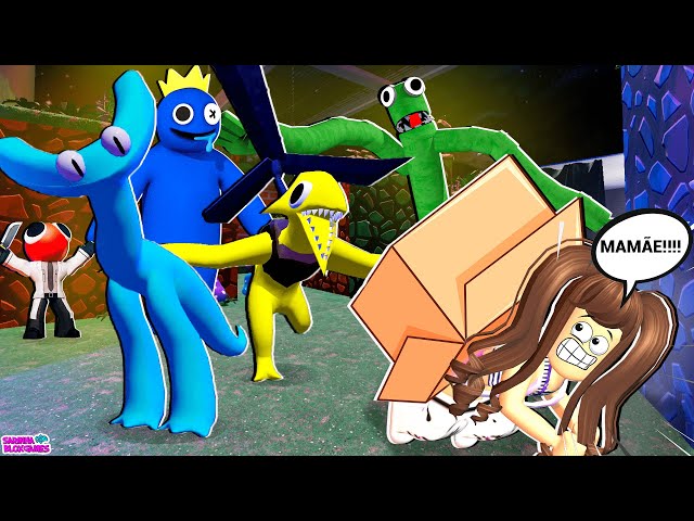 SOBREVIVA 5 NOITES com os RAINBOW FRIENDS! (Roblox) 