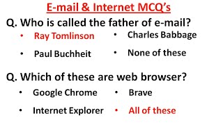 Top 50 Email and Internet MCQ 2022 | Internet MCQ with answers | E-mail question and answers screenshot 5