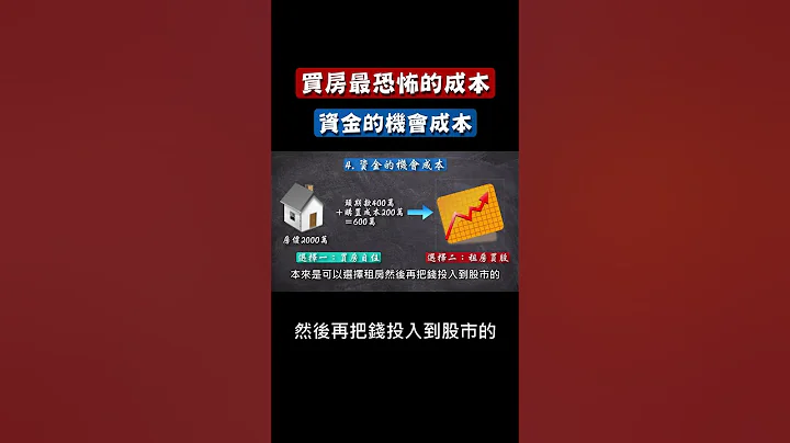买房最恐怖的成本 #存股VS买房 #台湾房地产 #买房VS买股 #房市VS股市 #台湾房价 #买房收租 - 天天要闻