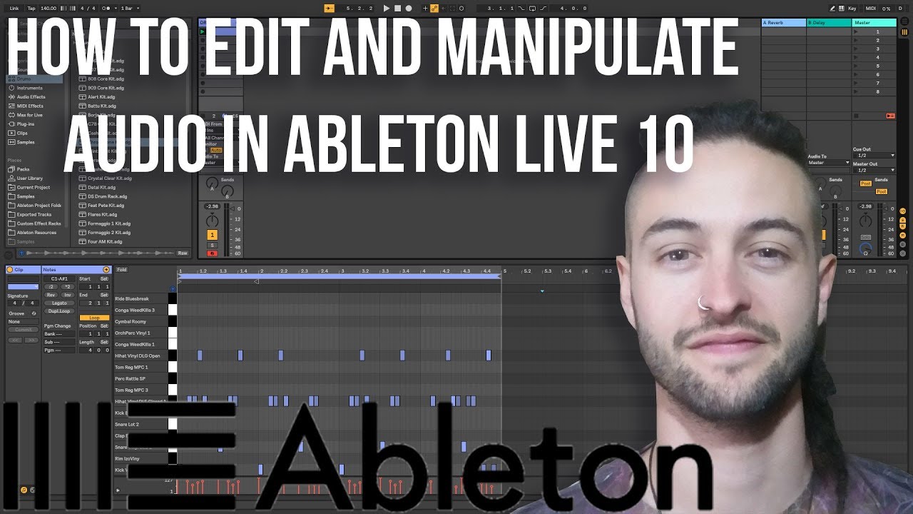 How to Edit and Manipulate Audio in Ableton Live 10 YouTube