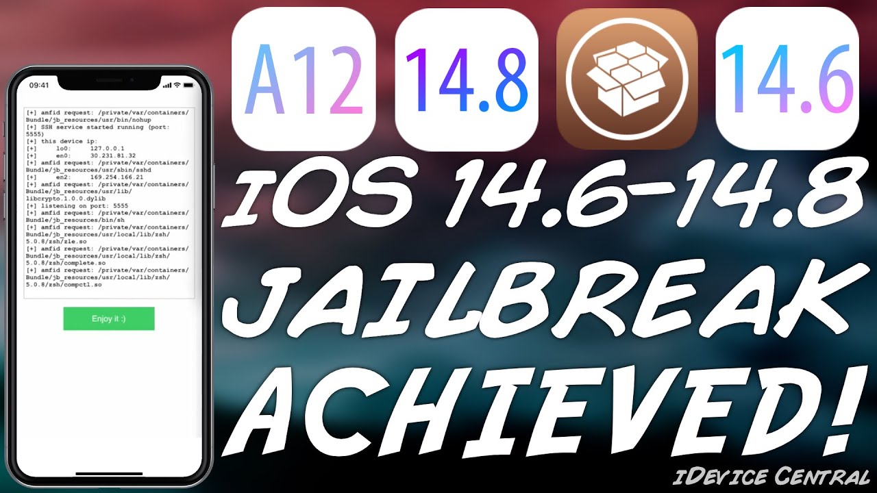 iOS 14.8 / 14.7 / 14.6 A12+ JAILBREAK ACHIEVED! NEW Jailbreak By Pattern-F Patched In iOS 15.0.2!