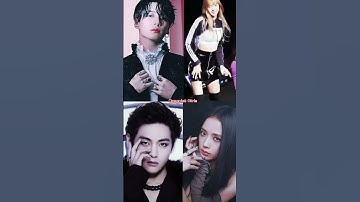 Perfect body with perfect smile Vsoo and Liskook🖤💙#v#jisoo#jungkook#lisa#short