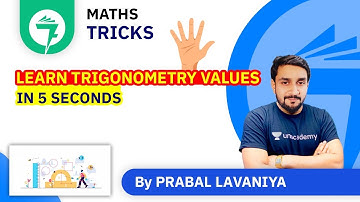 7-Minute Maths Tricks | Learn Trigonometry Values in 5 Seconds  | By Prabal Lavaniya