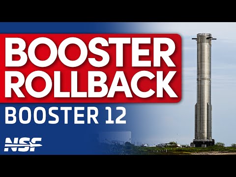 SpaceX Rolls Back Booster 12 after Static Fire Test