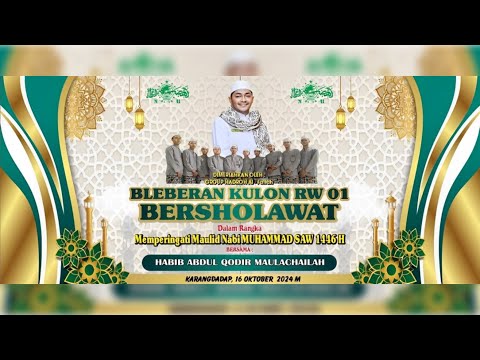Laskar angkasa bersholawat habib haedar alwi assegaf dan habib abdul Qadir maulachailah