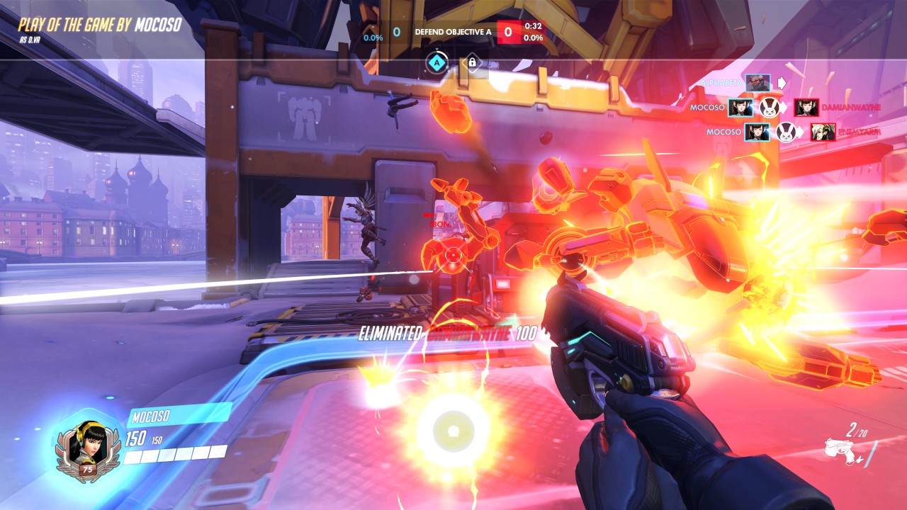 Dva captures the point gaming logo