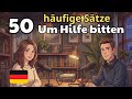 50 Essential Phrases &amp; How to Ask for Help in German | German Conversation Practice