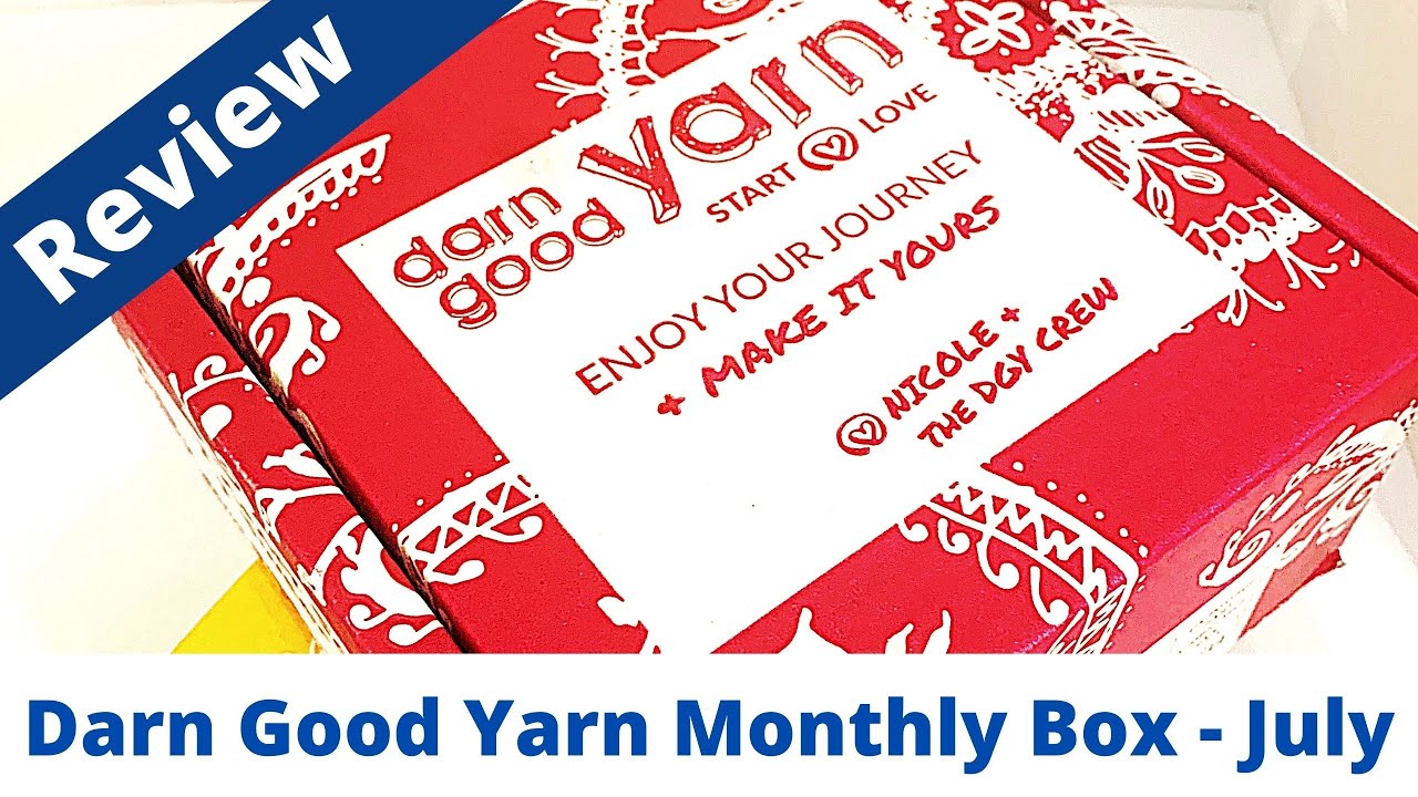 Darn Good Yarn Monthly Box Review | Monthly Yarn Club | DGY Monthly Yarn Box