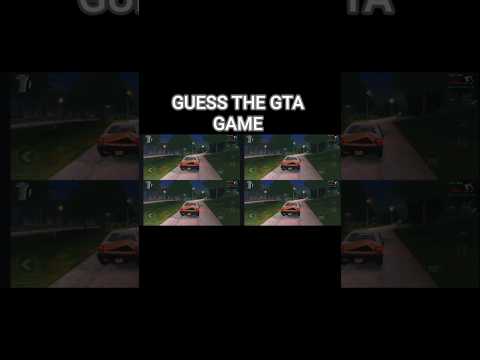 Guess The Gta Game #viralshorts #gtashorts #gameplayvideo