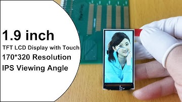 1.9 inch 170*320 LCD Screen ST7789V 1.9inch IPS TFT LCD Display Module with Capacitive Touch Panel